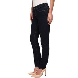 NEW Women’s Size 24 LEVIS 712 Slim Fit Mid Rise Jeans Dark Blue 188840024